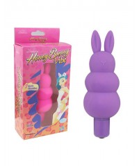 Фиолетовый вибратор-кролик «Honey Bunny Vibe» (12 см)