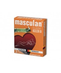 Презервативы Masculan Classic Dotty+Ribbed (3шт)