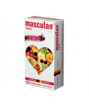 Презервативы Masculan Ultra Tutti & Frutti (10шт)
