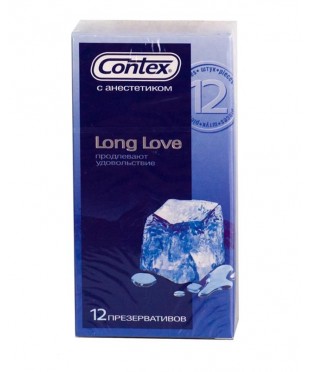 Презервативы продлевающие половой акт «CONTEX Long Love» (12 шт)