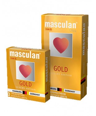 Презервативы «Masculan - Gold Luxury Edition»