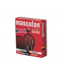 Презервативы Masculan Classic Sensitive (3шт)