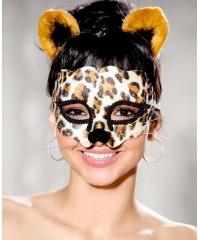 Карнавальная леопардовая маска и ободок с ушками