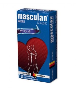 Презервативы Masculan Classic Dotty с пупырышками (10шт)