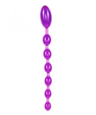 Анальный фиолетовый стимулятор «Овалы»