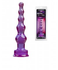 Фиолетовая анальная пробка-елочка «SPECTRA GELS»