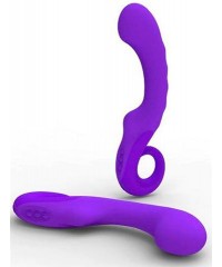 Фиолетовый вибратор «Hedone» (19.7 см)