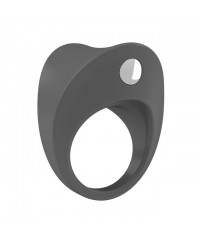 Эрекционное кольцо с вибрацией серое «OVO B11»