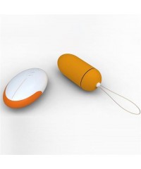 Оранжевое виброяйцо «Remote Control Egg» с пультом