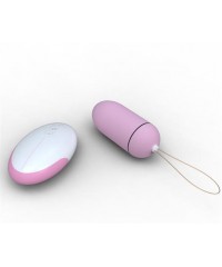 Розовое виброяйцо «Remote Control Egg» с пультом ДУ (8 см)