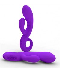 Фиолетовый вибратор «Cupid» (17.8 см)